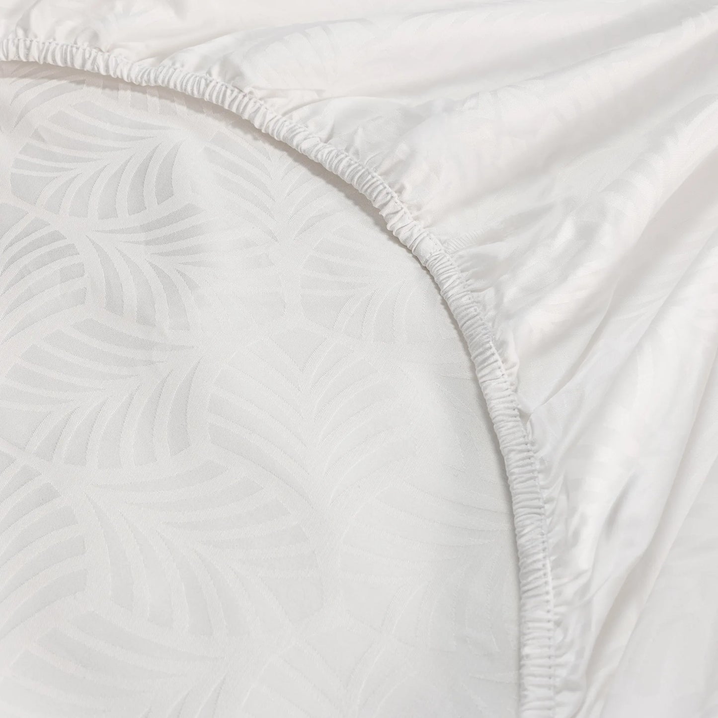 1000TC Jacquard Fitted Sheet Set