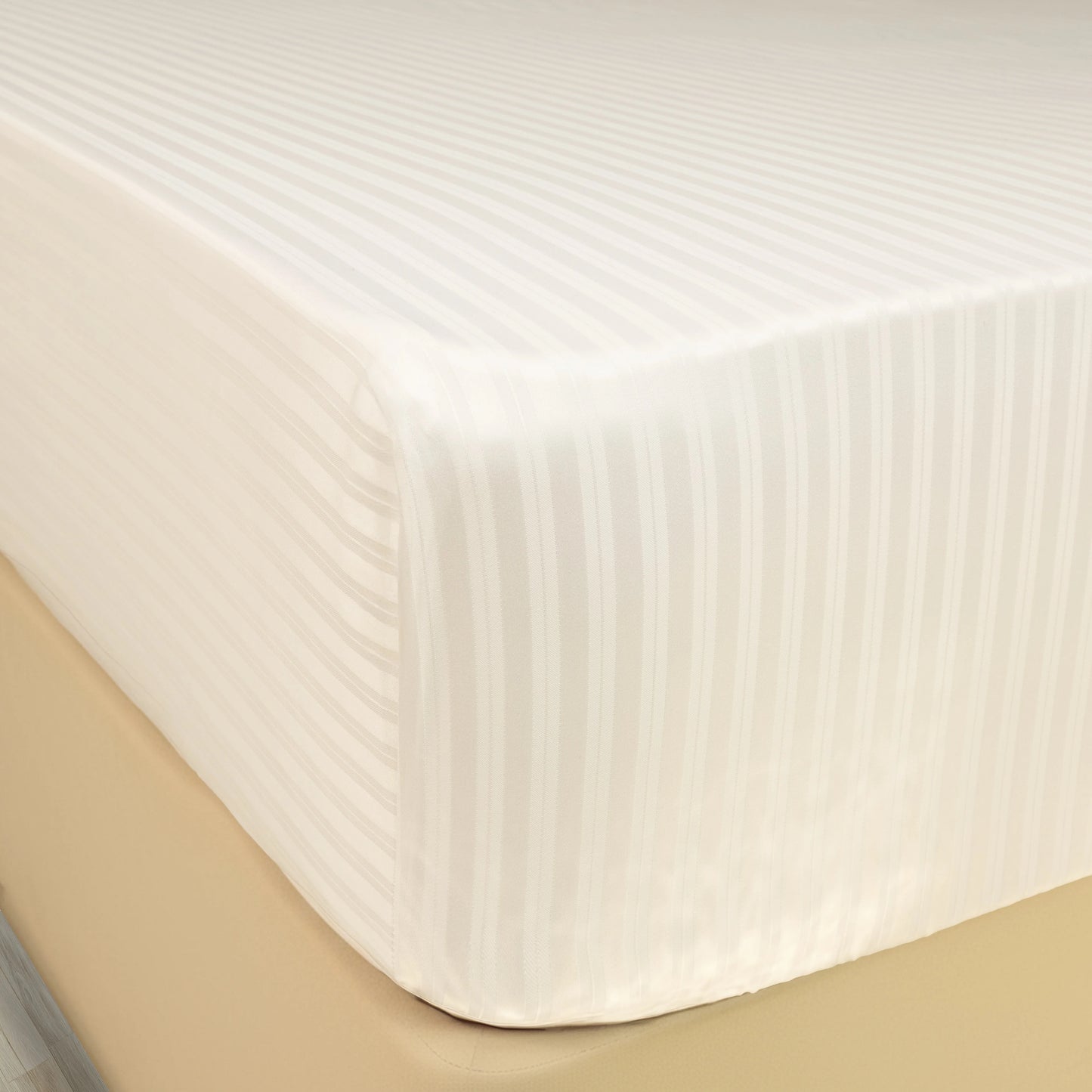 1000TC New Style Stripes Fitted Sheet Set