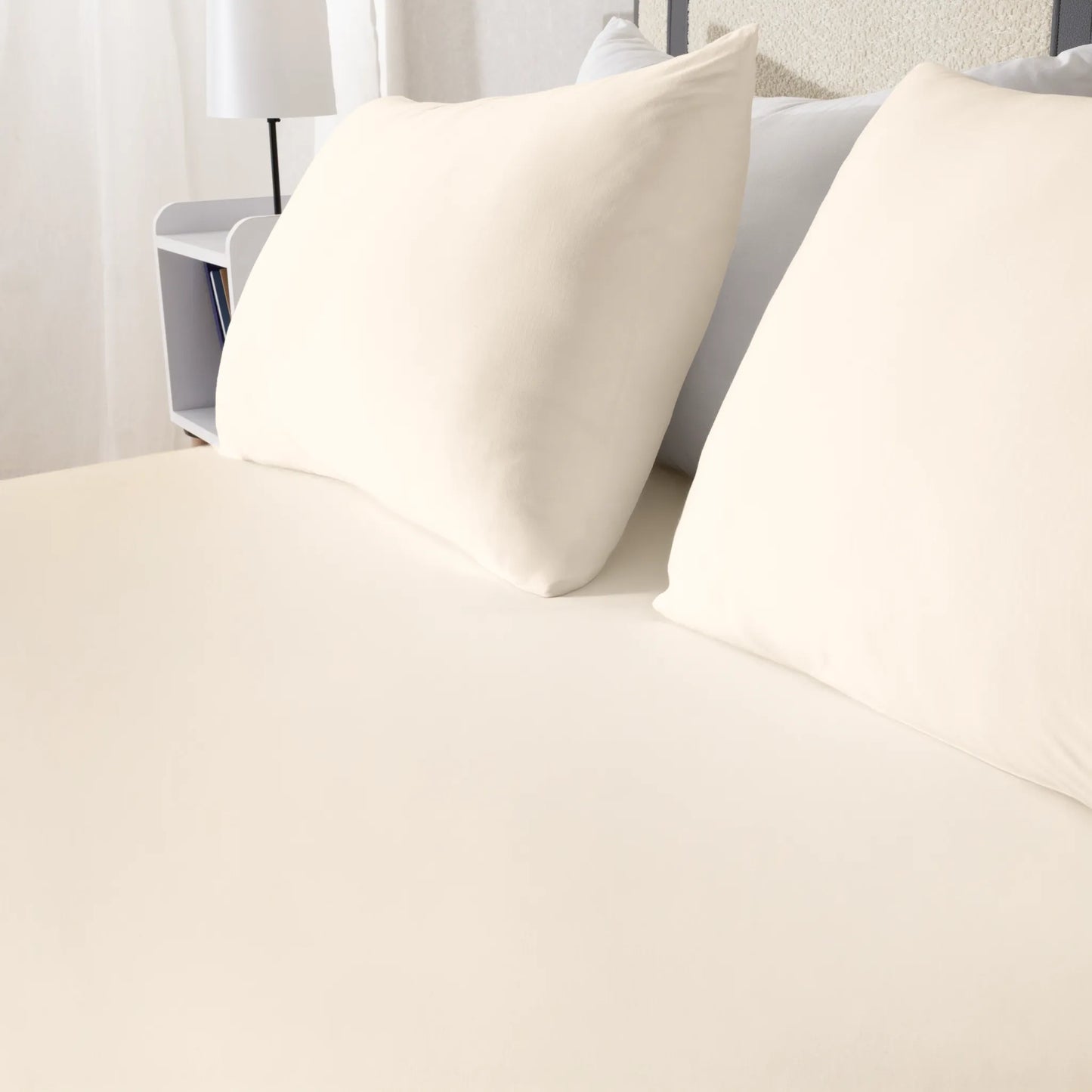 Egyptian Cotton Jersey Fitted Sheet Set